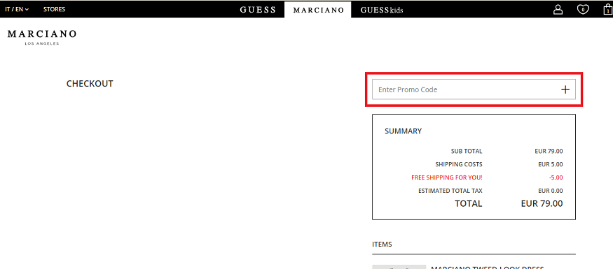 Marciano Coupons